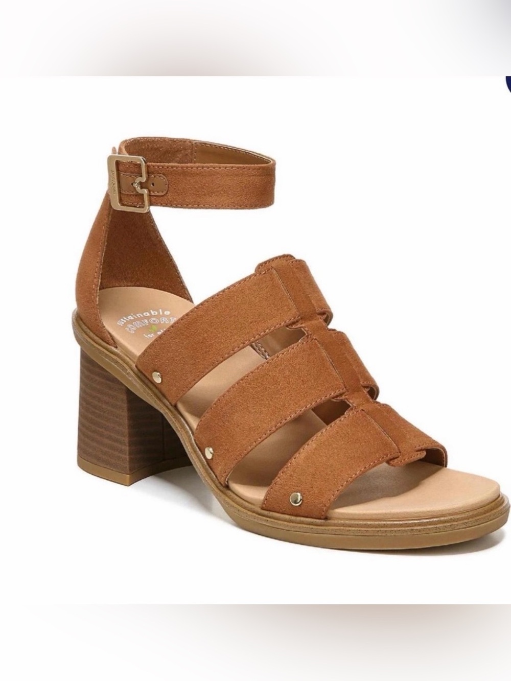 Dr. Scholl’s Eleanor Honey Block Heel Sandals Size 8